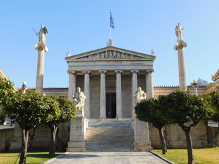 Fototapeta premium The National Academy building, in Athens, Greece