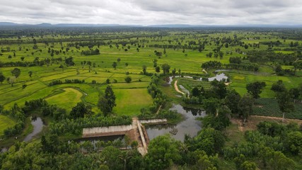 Naklejka premium landscape of the river