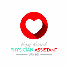 Every year from October 6-12, we celebrate National Physician Assistant Week, which recognizes the PA profession and its contributions to the nation's health. Vector illustration.