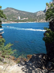 sea, mountains, summer, sunny