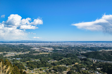 Obraz premium 青空に浮かぶ雲