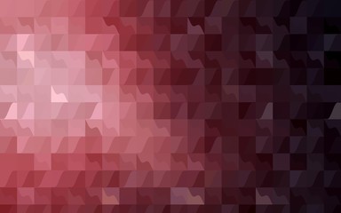 Dark Pink vector polygon abstract pattern. A sample with polygonal shapes. The polygonal design can be used for your web site.