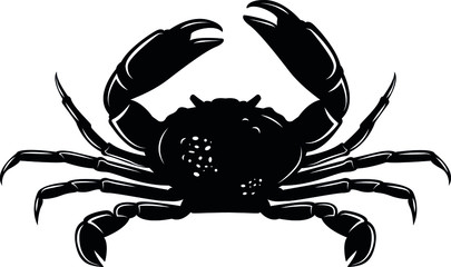 Crab Vector Illustration in Clipart Style
