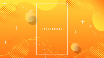 Orange Gradient Colour. Background, Wallpaper Template. Design Graphic Vector EPS10