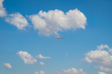 airplane in the sky