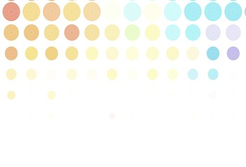 Light Blue, Yellow vector background with spots.
