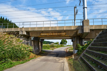 青森県　津軽海峡線　高架橋
