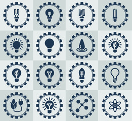 Obraz premium Vector icon set for web