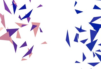 Light Blue, Yellow vector background with triangles.