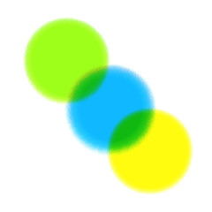 Abstract illustration, round shape watercolor stain, isolated