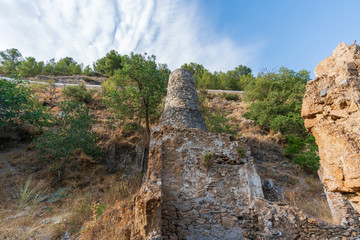 Fototapeta na wymiar ruins of a flour mill in southern Spain