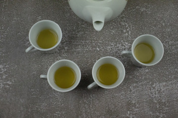 cup of tea and teapot