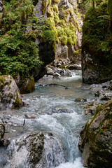 Gebirgsbach, Seisenbergklamm und Weißbach in Weißbach bei Lofer, Austria