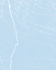 Delicate Abstract Marble Vector Layout. White Irregular Lines on a Light Blue Background. Soft Marble Stone Style Art. Pastel Color Design. 