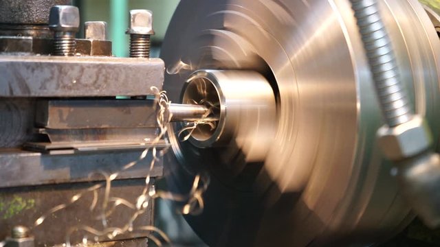 Cnc Lathe Machined Metal Part.