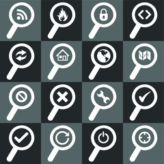 set of icons for web