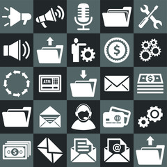 business icons set