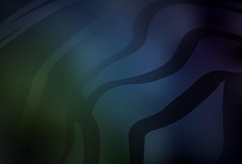 Dark Blue, Green vector blurred template.