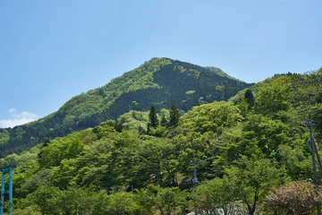 山梨県　道の駅どうしからの景色
