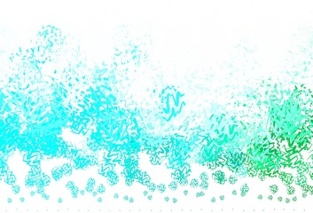 Light Green vector pattern with wry lines.