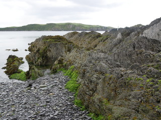 Entlang der Küste im Süden von Irland