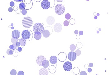 Light BLUE vector pattern with spheres.