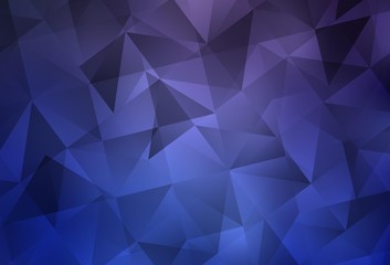 Light Purple vector abstract polygonal template.