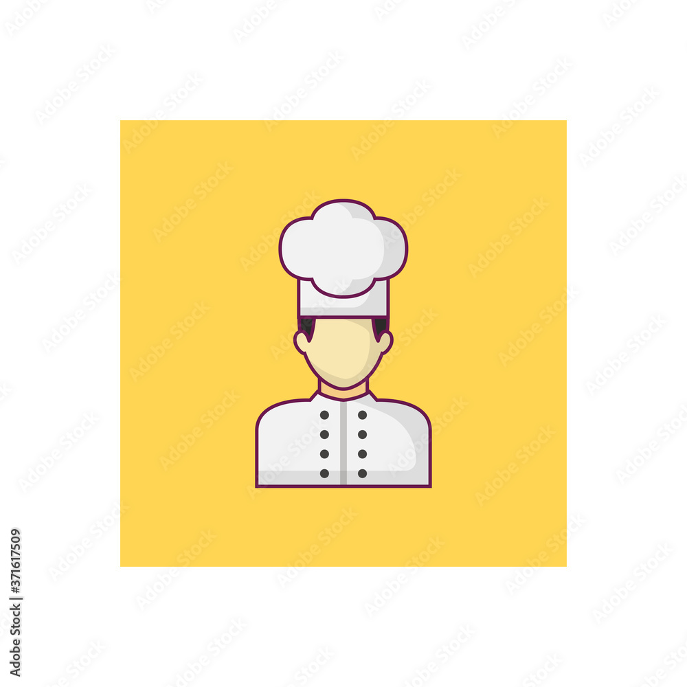 Wall mural chef