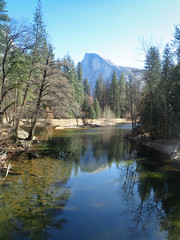 Obraz premium Half Dome reflected in the Merced River