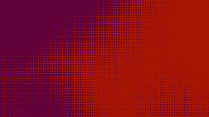 Dots halftone red purple color pattern gradient texture with technology digital background. Dots pop art comics style.