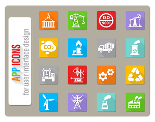 industry icon set