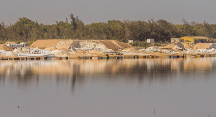 Rose lake, Salt Lake, Pink salt lake