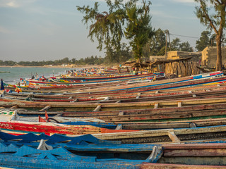 Fototapeta na wymiar Boat n Senegal