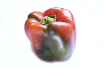 Red and green fresh paprica