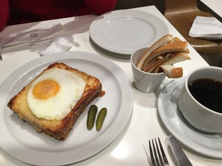 breakfast with coffee