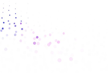 Light Pink vector texture with disks.