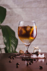 Gin, Tonica, Coffee & Orange Drink
