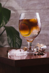 Gin, Tonica, Coffee & Orange Drink