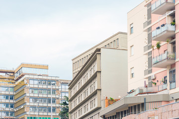 CATANIA, ITALY - January 19, 2019: Street view of downtown in Catania, Italy