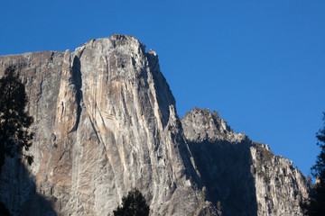 Fototapeta na wymiar Rock mountains from Yosemite