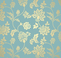 wedding card design, paisley floral pattern , India	