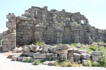 Abandoned place in summer photographed with natural light