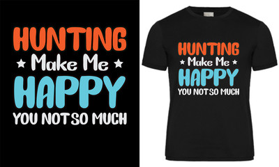 Hunting t shirt design