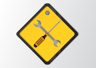 Under Construction Sign.