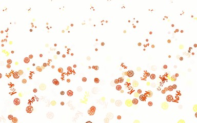 Light Red vector abstract backdrop with flowers, roses.