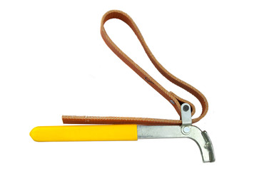 Belt Wrench isolated in white background

