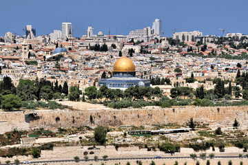 A panoramic view of Jerusalem