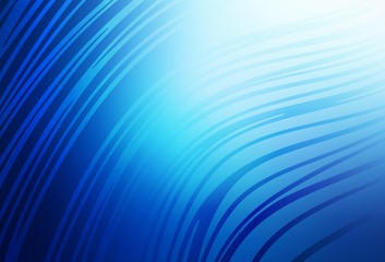 Dark BLUE vector texture with bent lines.