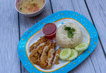 Thai Boiled Chicken and Fried Duck Dishes 