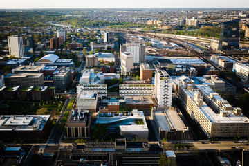 Fototapeta premium Aerial of South Philadelphia 